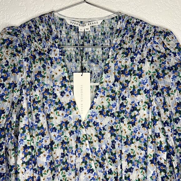 NWT Veronica Beard Darrah Dress Cobalt Multi Size 6 - Picture 4 of 15